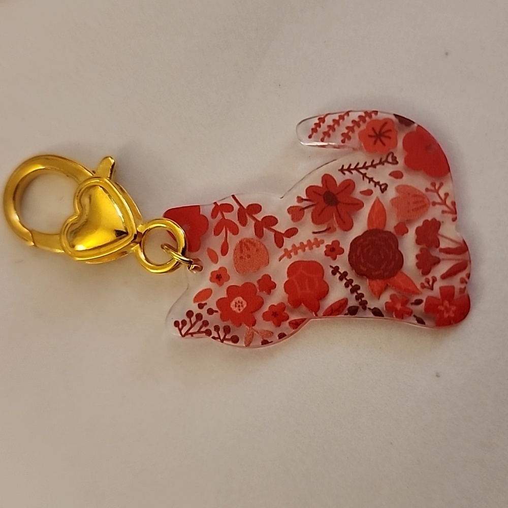 CAT  ZIPPER Pull purse charm Or Charm bracelet Lobster claw clip closure